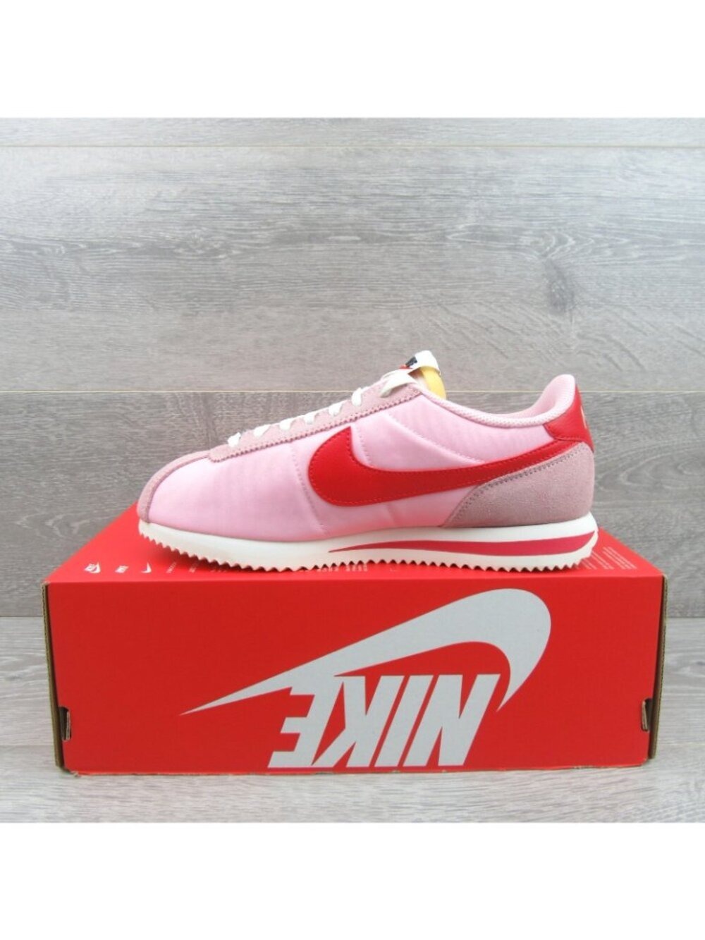 Nike Cortez TXT Valentine's Soft Pink Red Women's Size 8 Sneakers NEW - Picture 3 of 13